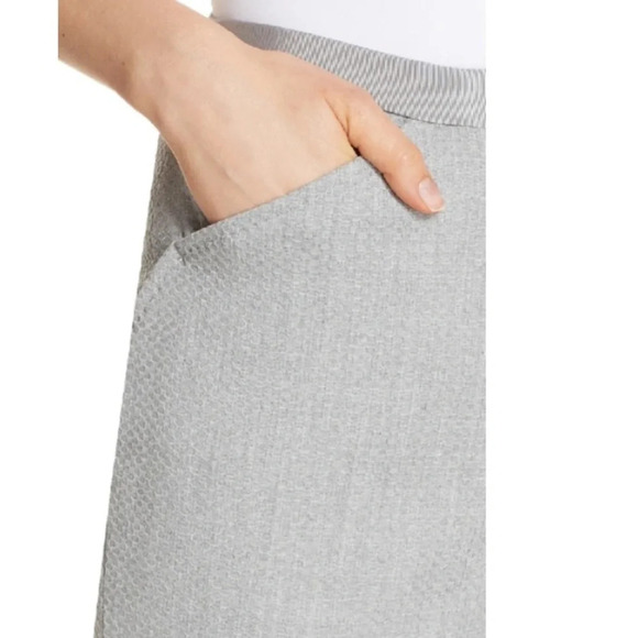 COPY - Ted Baker Title Daizit Skinny Crop Step Hem Pants, Grey, US Size 10 - Picture 4 of 13